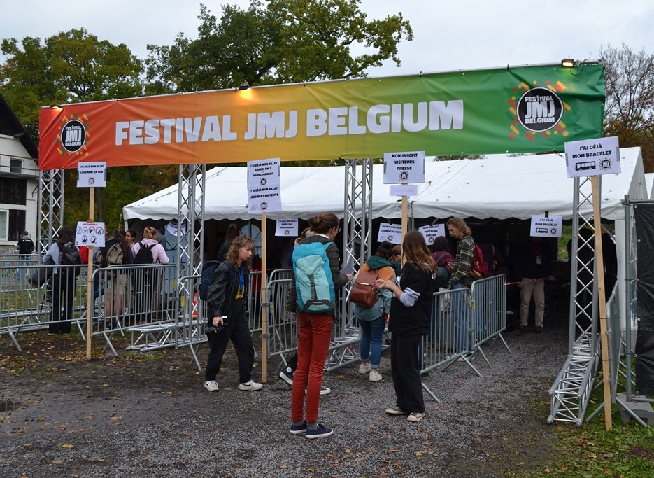 Le Festival des JMJ à Maredsous : les Tournaisiens étaient bien là !