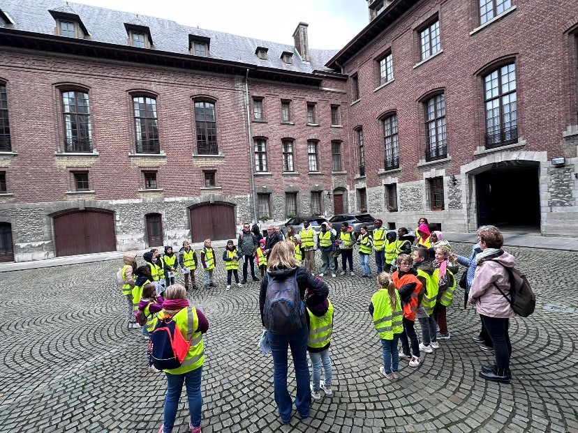 Des enfants de la catéchèse en visite à Tournai